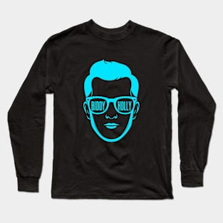 Buddy Holly -  Rock 'n' roll pioneer - whose melodies still echo through time Long Sleeve T-Shirt